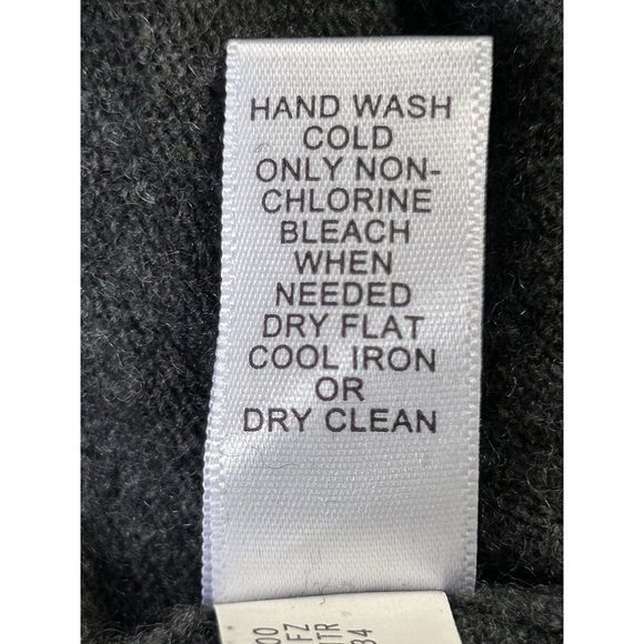 Banana Republic Men's Italian Wool Diagonal Stripe Sweater Jacket in Gray - Sz L - Picture 8 of 8